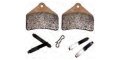 Semi Metallic Brake Pads For Arctic Cat Z1 Turbo Lxr Sno Pro 2009 To 2011 Rear Dot Ff Rating Carbon Kevlar Aramid Fiber 