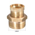 3 8bsp Male Thread Dia Air Compressor Part Brass Tone Security Water Drain Valve 2pcs