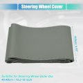 Uxcell Auto Hand Sewn Steering Wheel Cover Stitch With Needle And Thread Universal Fit 18 2-19 Inch 46-48cm Diameter Gray