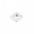 Uxcell Square Nuts M4x7mmx2mm Zinc-plated Metric Coarse Thread Assortment Kit 200 Pcs