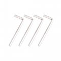 X Autohaux 4 Set 8mm Car Engine Spark Plug Wire Separator Looms Divider Organizer Clamp Aluminum Alloy Purple