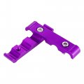 X Autohaux 4 Set 8mm Car Engine Spark Plug Wire Separator Looms Divider Organizer Clamp Aluminum Alloy Purple