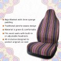 Uxcell Universal Multicolor Vivid Baja Bucket Seat Cover For Auto Car