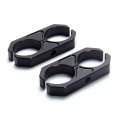 Universal Billet T6 Aluminum Suspensions Coilover Reservoir Brackets For 25-237429 B8 5160 Shock Absorber 