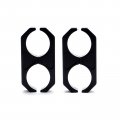 Universal Billet T6 Aluminum Suspensions Coilover Reservoir Brackets For 25-237429 B8 5160 Shock Absorber