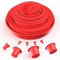 Ancel Automotive Block Cap Plugs Kit For S200 S300 All Car Smoke Machines Fuel Leak Detector Test- 23 Piece Set 