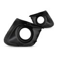 Fog Light Bezel Pair For Mazda 3 2014 2015 2016 Front Driver And Passenger Side Black Sedan Hatchback Replacement Ma1038123