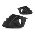 Fog Light Bezel Pair For Mazda 3 2014 2015 2016 Front Driver And Passenger Side Black Sedan Hatchback Replacement Ma1038123
