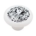 Dalmation Dog Pattern Decorative High Gloss Ceramic Drawer Knob 