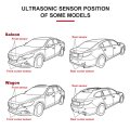 2pcs Parking Assist Sensor 25994cm10d For Infiniti Fx35 Fx37 Fx50 G25 G37 Qx56 Ex35 And Cube 2008 2013
