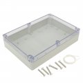 Uxcell 10 4 X7 2 X2 263mmx182mmx60mm Abs Junction Box Electric Project Enclosure Clear