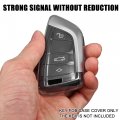 X Autohaux 1pcs Key Fob Remote Control Cover Case Full Protection Tpu Shell For Bmw 1 2 3 5 6 Series Transparent