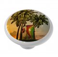 Gotham Decor Tropical Beach Outhouse Ceramic Drawer Knob 