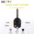 Ocpty 4x Flip Key Entry Remote Control Fob Transponder For 00 01 02 03 04 05 06 07 08 09 10 11 12 13 14 15d Flex Focus For