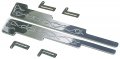 Trans-dapt 6083 Flamed Polished Aluminum Spark Plug Wire Looms Easy To Install 