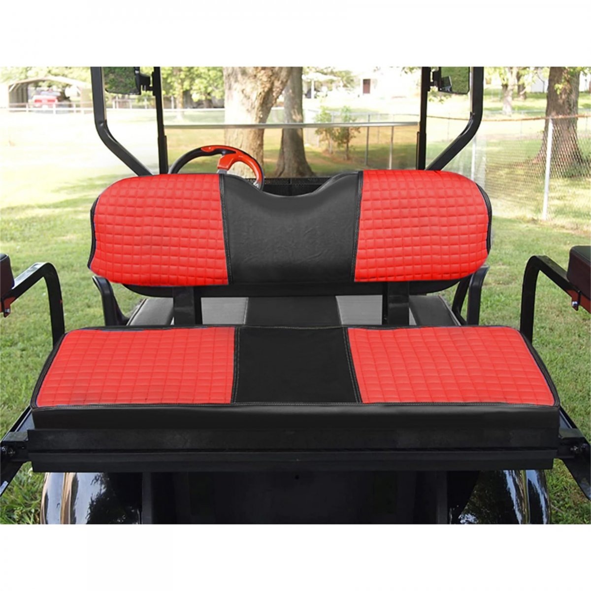 Golf Cart Seat Covers Front And Back Replacement For Ezgo Rxv 2008-up