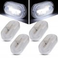 4 Pcs Led Trailer Side Marker Clearance Lights Clear 