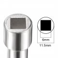 Uxcell Electrical Cabinet Key 4-way Multi-functional Triangle Square Water Meter Box Safety 2pcs