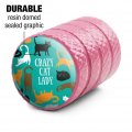 Crazy Cat Lady Teal Orange Black Brown Tire Rim Wheel Aluminum Valve Stem Caps