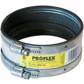 Fernco 3005-44 Proflex 4 Plastic Or Extra Heavy Cast Iron Coupling