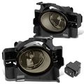 Driving Fog Light Lamps With Switch Bezel For Ni2592122 Ni2593122 Coupe 08-13 Driver And Passenger Side Smoke Lens 