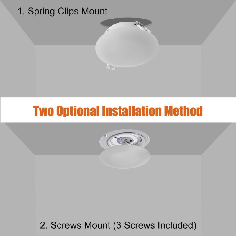 Facon 4 5inch Led Rv Puck Lightr4h-mh40 Full Aluminum Recessed Ceilings 12v Interior Light For Rv Motor-homes Camper Caravan