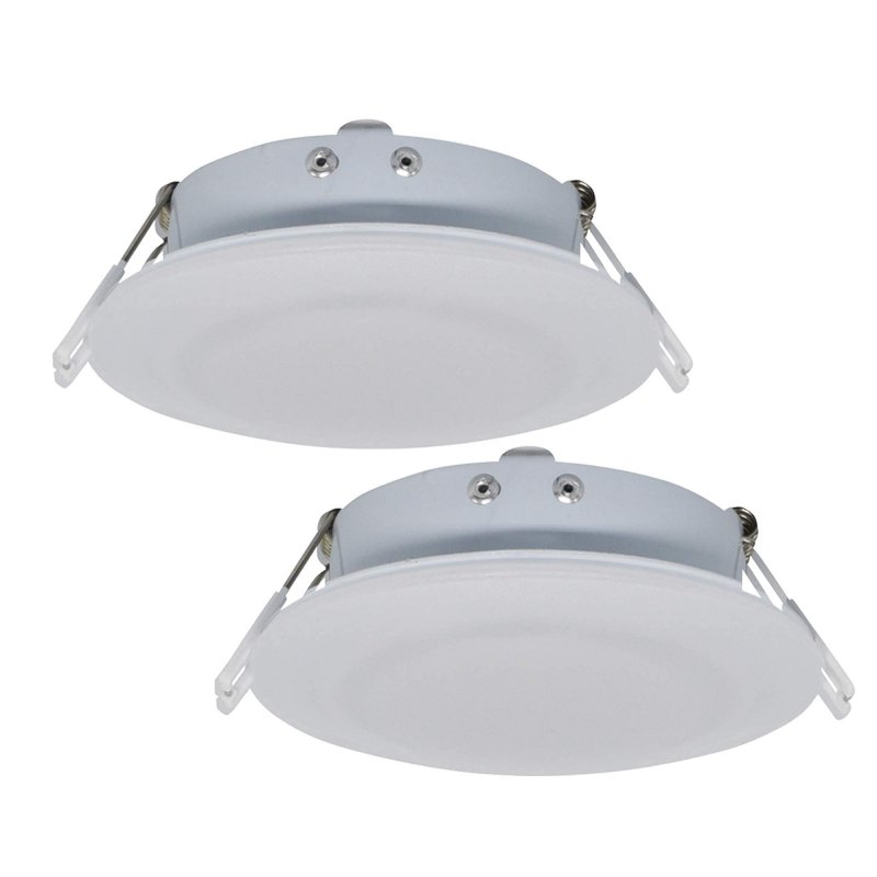 Facon 4 5inch Led Rv Puck Lightr4h-mh40 Full Aluminum Recessed Ceilings 12v Interior Light For Rv Motor-homes Camper Caravan