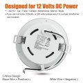 Facon 4 5inch Led Rv Puck Lightr4h-mh40 Full Aluminum Recessed Ceilings 12v Interior Light For Rv Motor-homes Camper Caravan