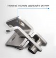 Esupport Flip Door Sliding Latch Stainless Steel Bar Gate Latches Right For Safety Barn Double Bolt Lock Pack Of 4