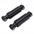 Qiilu Electric Bike Shock Absorbera 2pcs Absorber Black 750lbs 110mm Steel Alloy Rustproof For Folding Scooter Suspension