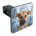 Tough Puppy Dog Mohawk Grafitti Tow Trailer Hitch Cover Plug Insert