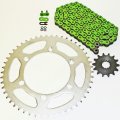 Green O Ring Chain Sprocket 13 49 114l Fits Yamaha 1999-14 Yz250 1999-01 Wr400 F