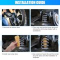 Uxcell 2 Pcs No 3c0511359 3c0-511-359 Car Rear Bumper Steps Spring Bumper For Vw Passat 2006-2012