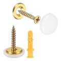 16 Pcs 8 Mm Decorative Caps Cover Nails Zinc Alloy Screw Covers Mirror Fixing Screws For Mirrors Coffee Tables Wooden Or Glass 