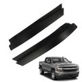 2pcs Front Bumper Filler Panel Black Plastic Replacement For 2016-2018 Silverado 1500 84052264 84052265 