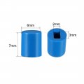Uxcell 40pcs Tactile Push Button Switch Caps 6x7mm For Micro Blue