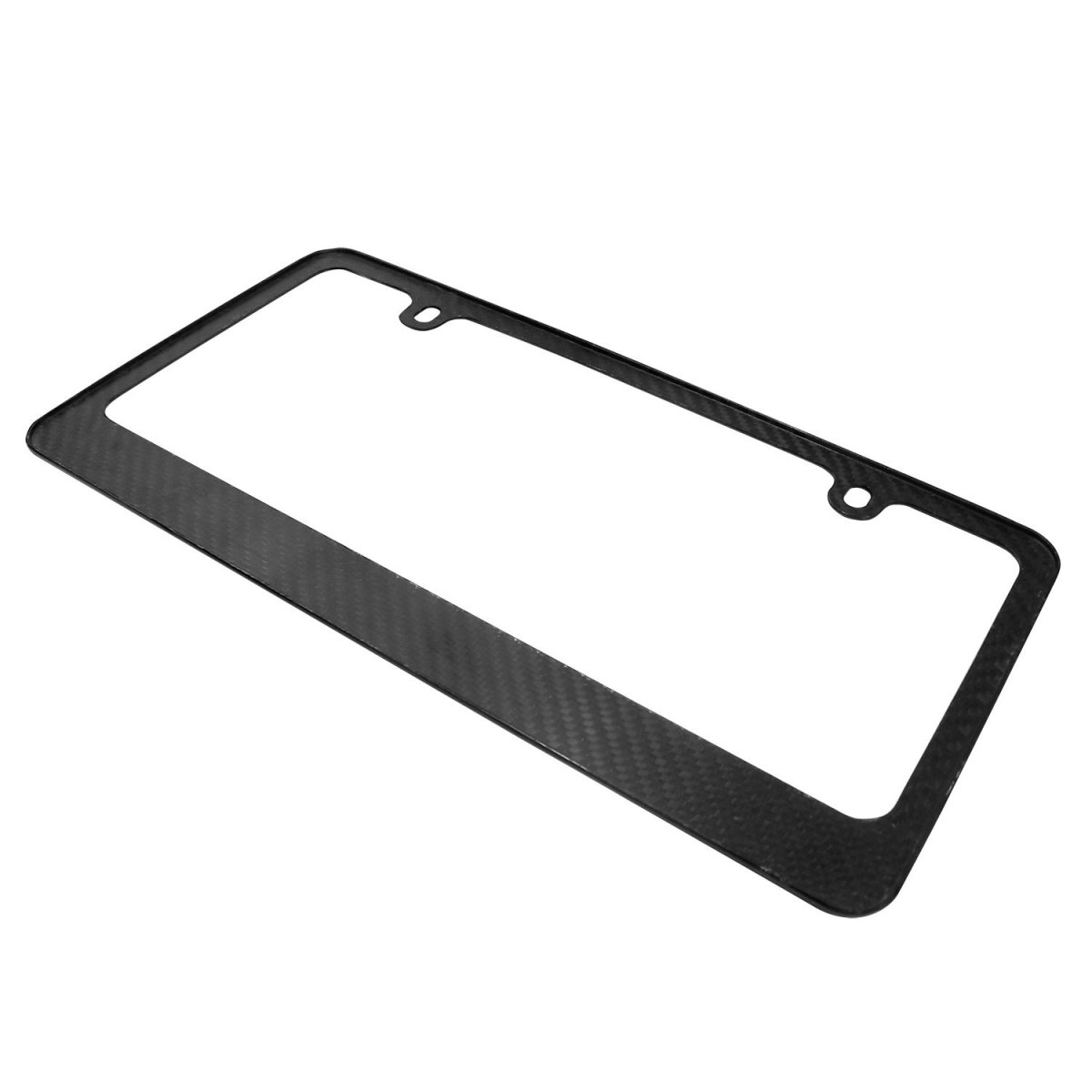 Dodge Srt8 Red Stripe Black Real Carbon Fiber License Plate Frame Official Licensed Universal Fit For Car Suv Truck 12 In X 6