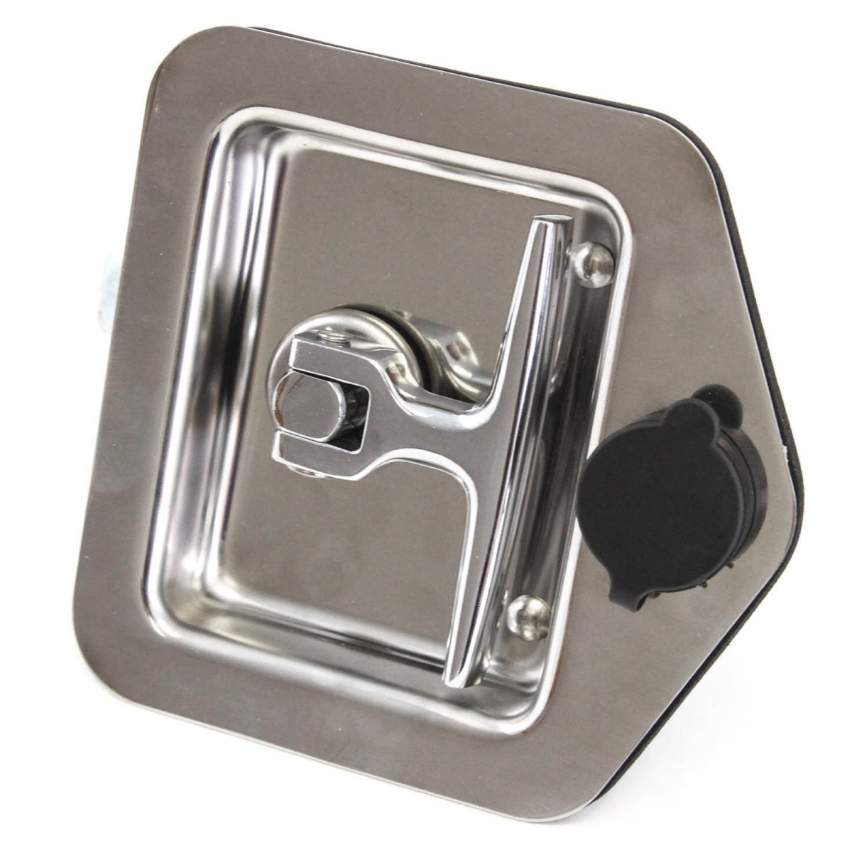 Red Hound Auto 2 Folding T Handle Single Point Latch Blind Studs Cylinder Gasket Keys Camper Rv
