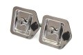 Red Hound Auto 2 Folding T Handle Single Point Latch Blind Studs Cylinder Gasket Keys Camper Rv