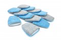 Saver Mitt Coating Applicator Fingertip With Barrier Layer 5 In X 4 Blue Gray 12 Pack 