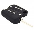 Silicone Rubber Key Fob Case Covers For Kia Soul 09-13 Sportage 10-13 Rondo 06-11 Rio 11-13 Flip 3 Buttons Black 2 Pack