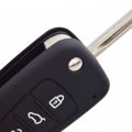 Silicone Rubber Key Fob Case Covers For Kia Soul 09-13 Sportage 10-13 Rondo 06-11 Rio 11-13 Flip 3 Buttons Black 2 Pack