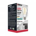 Satco 6 Pack Dimmable Led Filament Lamps S12431 High Lumens 12 5 Watt A19 Clear Medium Base 4000k 90 Cri 120 Volt For Use At