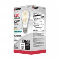 Satco 6 Pack Dimmable Led Filament Lamps S12431 High Lumens 12 5 Watt A19 Clear Medium Base 4000k 90 Cri 120 Volt For Use At