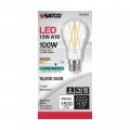 Satco 6 Pack Dimmable Led Filament Lamps S12431 High Lumens 12 5 Watt A19 Clear Medium Base 4000k 90 Cri 120 Volt For Use At