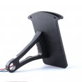 Motorcycle Bobber Custom Side Mount License Plate Frame With Led Brake Tail Light Vertical Axle Mounted For Harley Davidson