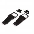 Uxcell Aviation Case Toolbox 3 5 Metal Pull Down Draw Latch Black 2pcs