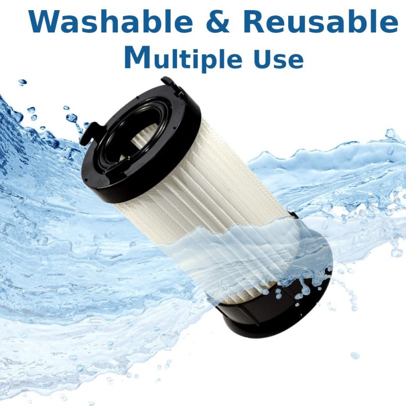 Hqrp Filter 2-pack For Eureka Lightforce 300 Petpal 4716avz Hp5555 Series Bagless Dust Cup Upright Vac Vacuum Cleaner