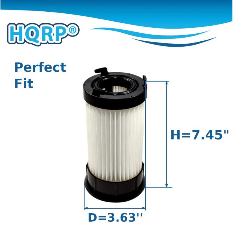 Hqrp Filter 2-pack For Eureka Lightforce 300 Petpal 4716avz Hp5555 Series Bagless Dust Cup Upright Vac Vacuum Cleaner