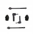 Partsw 6 Piece Suspension Kit Inner Outer Tie Rod Ends Lower Ball Joints 